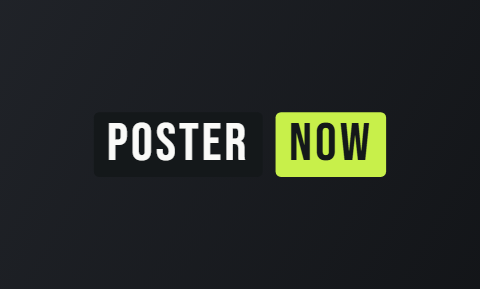 Poster caption style
