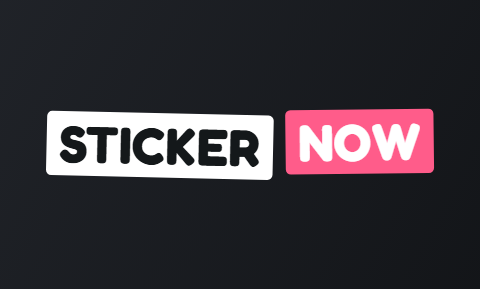 Sticker caption style