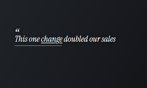 Quote hook style